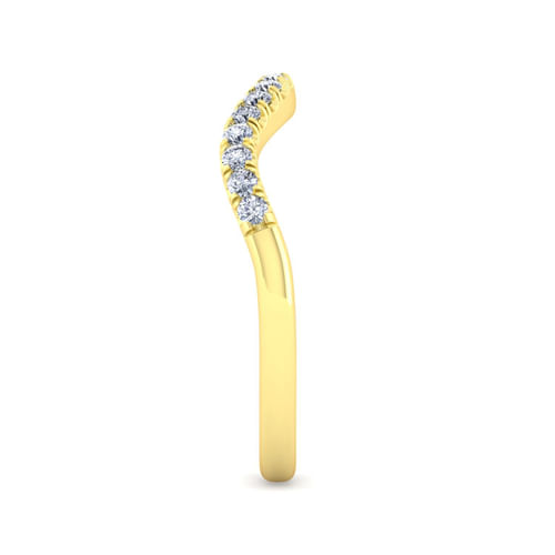 18K Yellow Gold Matching Wedding Band