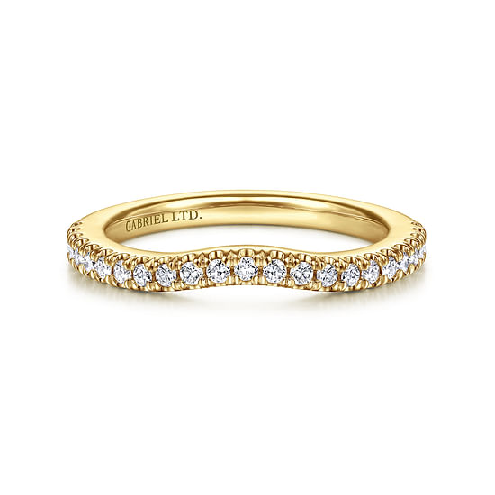 Gabriel - 18K Yellow Gold Matching Wedding Band