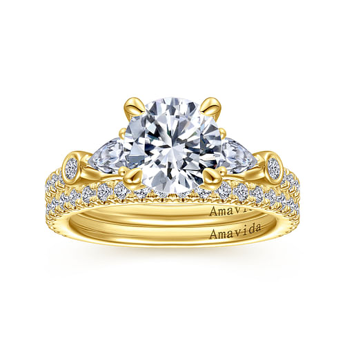 18K Yellow Gold Matching Wedding Band