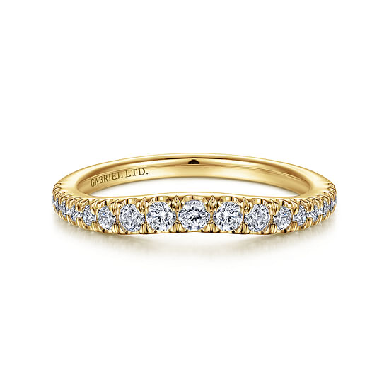 Gabriel - 18K Yellow Gold Matching Wedding Band