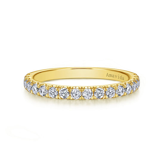 Gabriel - 18K Yellow Gold Matching Wedding Band