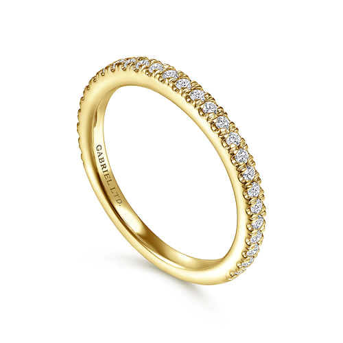 18K Yellow Gold Matching Wedding Band