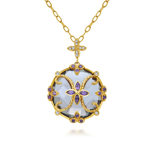 19 inch 18K Yellow Gold Fashion Necklace
