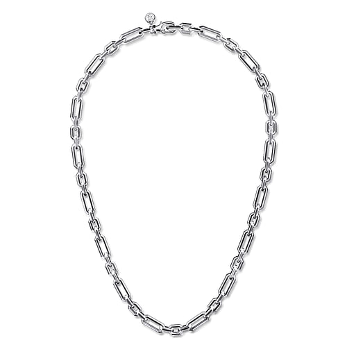 20 Inch 925 Sterling Silver Solid Figaro Chain Necklace