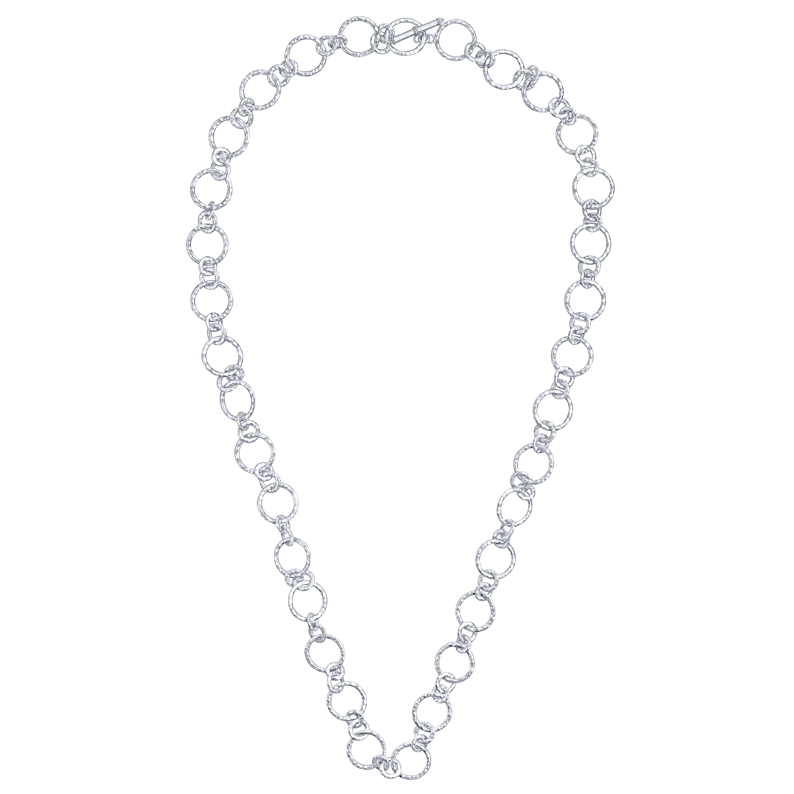 25 inch Silver Fashion Necklace
