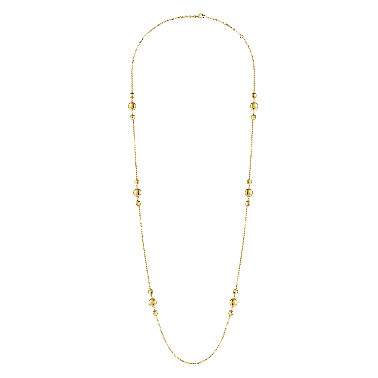 32 inch 14K Yellow Gold Station Necklace