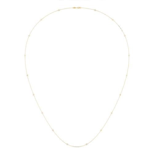 36 inch 14K Yellow Gold Diamond Station DBY Necklace