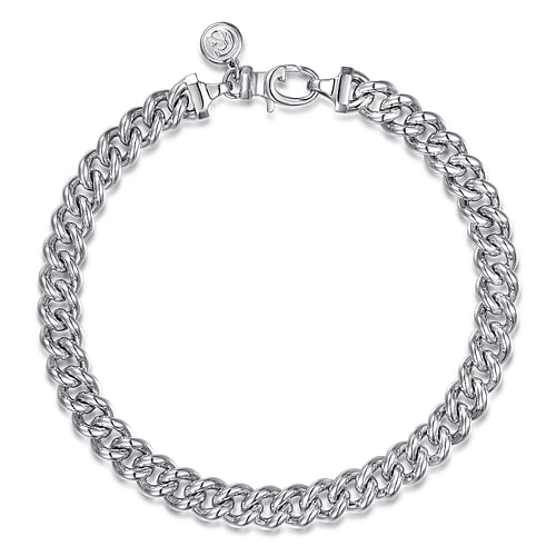 6mm 925 Sterling Silver Solid Mens Link Chain Bracelet