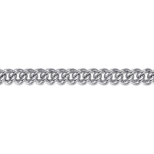 6mm 925 Sterling Silver Solid Mens Link Chain Bracelet