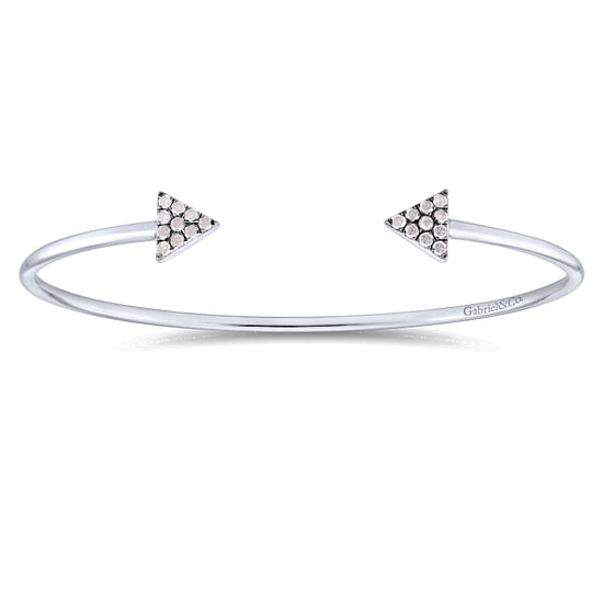 Gabriel - 925 Silver CandleLight Diamond Bangle