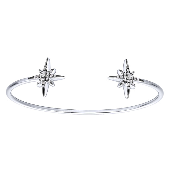 Gabriel - 925 Silver CandleLight Diamond Bangle