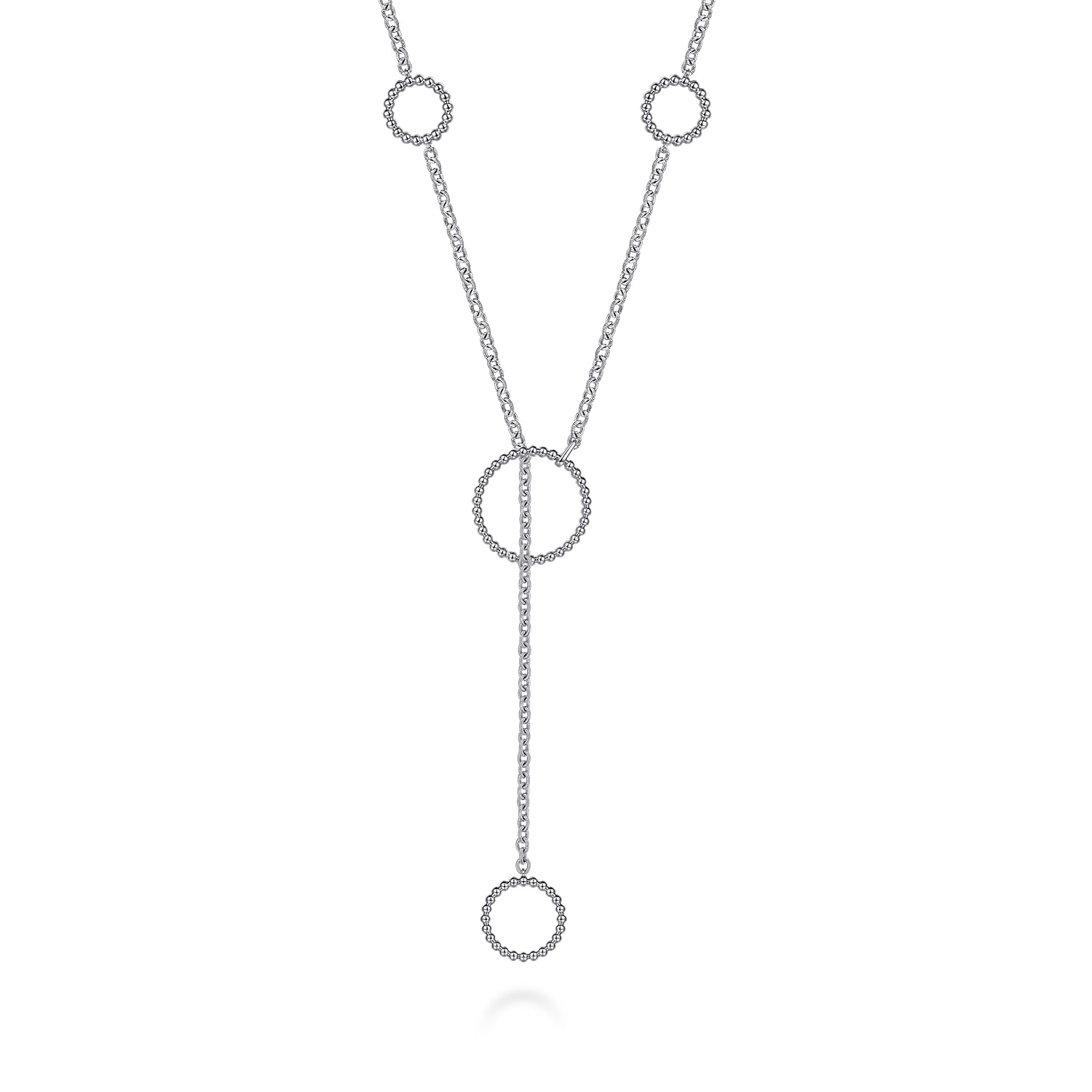 925 Sterling Silver  Bujukan Y Knot Necklace