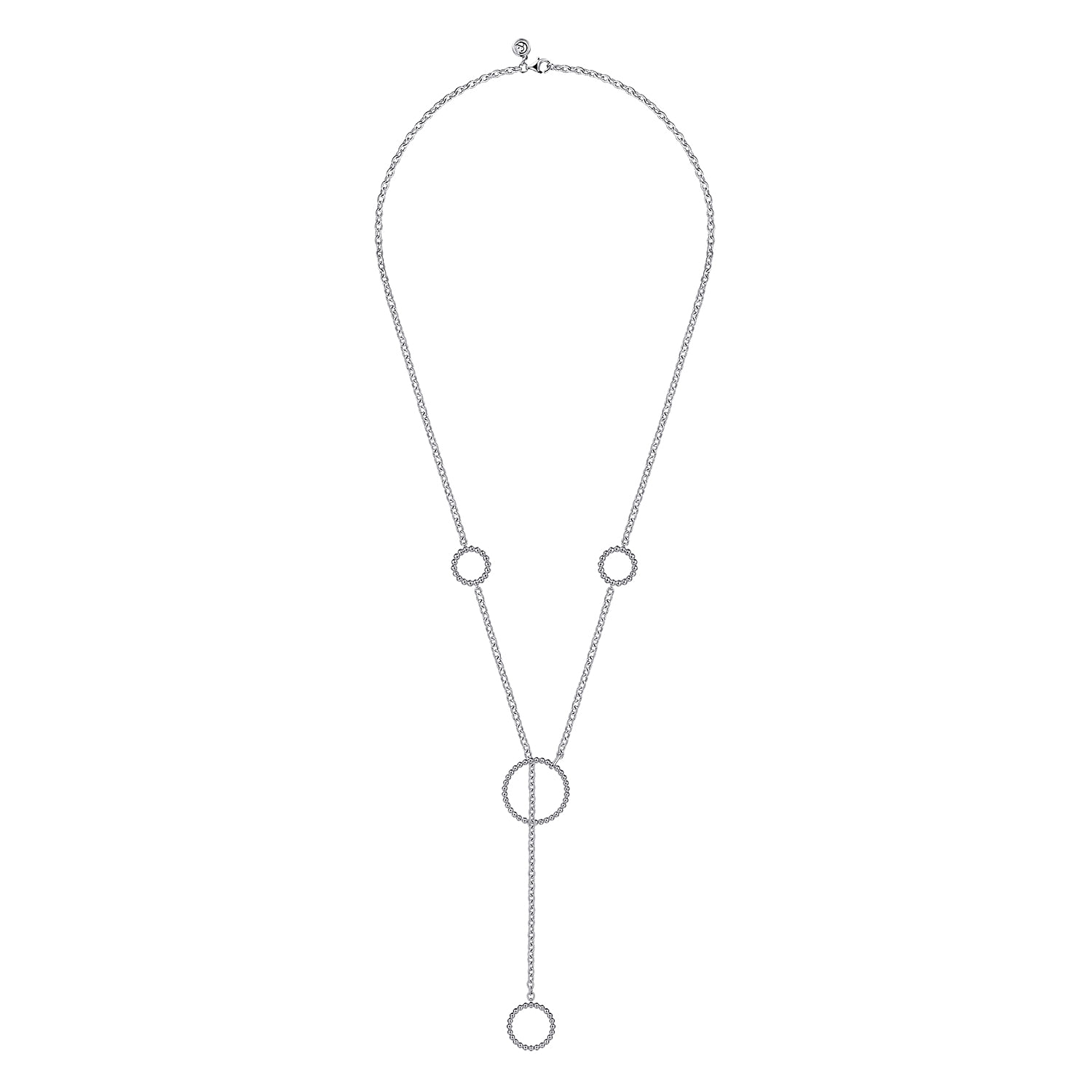 925 Sterling Silver  Bujukan Y Knot Necklace