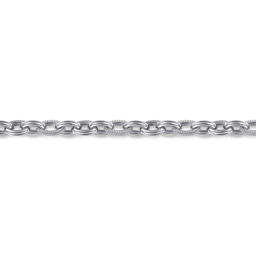 925 Sterling Silver Bujukan Beaded Link Chain Bracelet 925 Sterling Silver Bujukan Beaded Link Chain Bracelet
