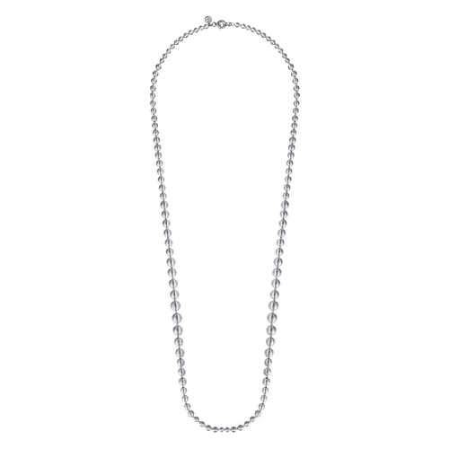 925 Sterling Silver Bujukan Beads Chain Necklace 925 Sterling Silver Bujukan Beads Chain Necklace