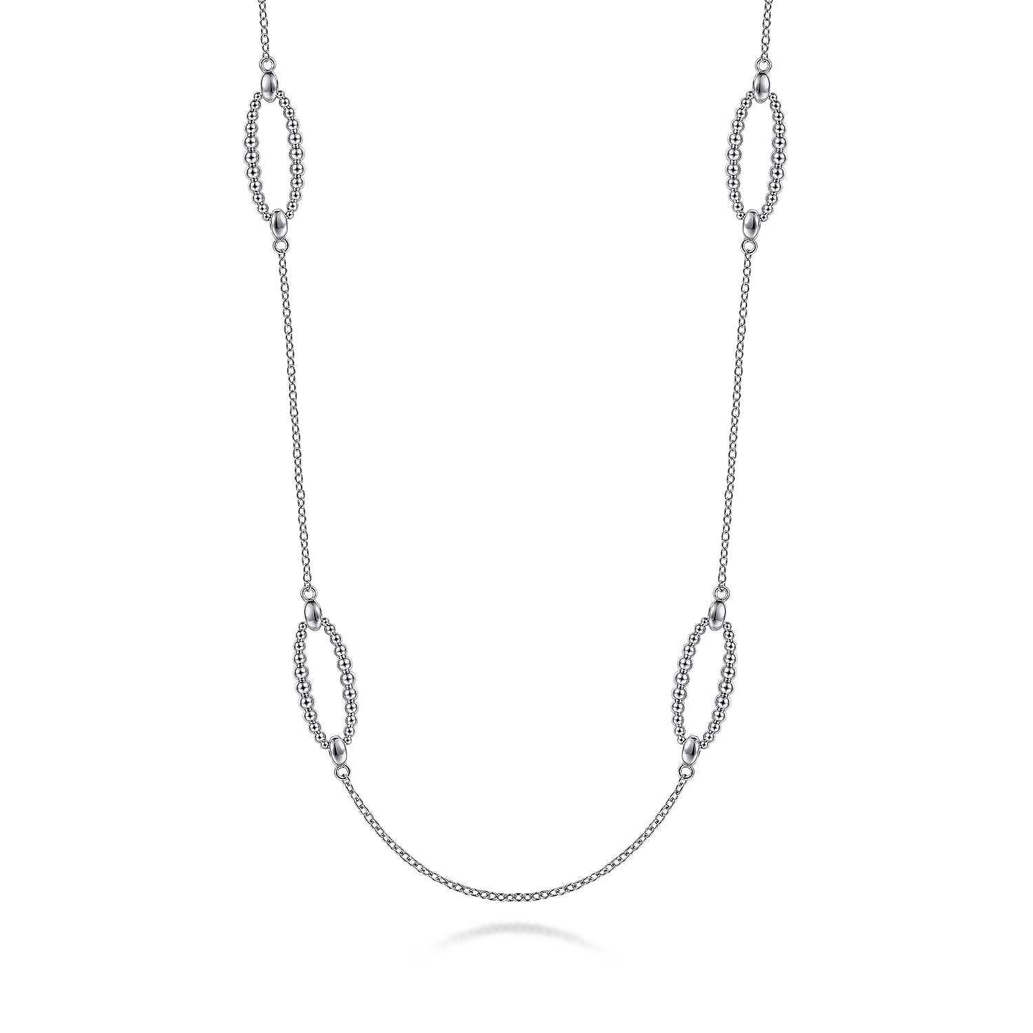 925 Sterling Silver Bujukan Station Necklace