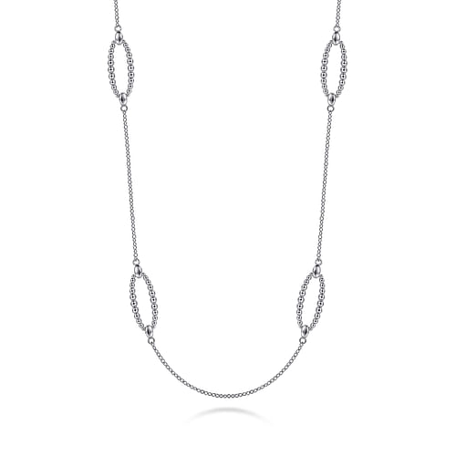 925 Sterling Silver Bujukan Station Necklace