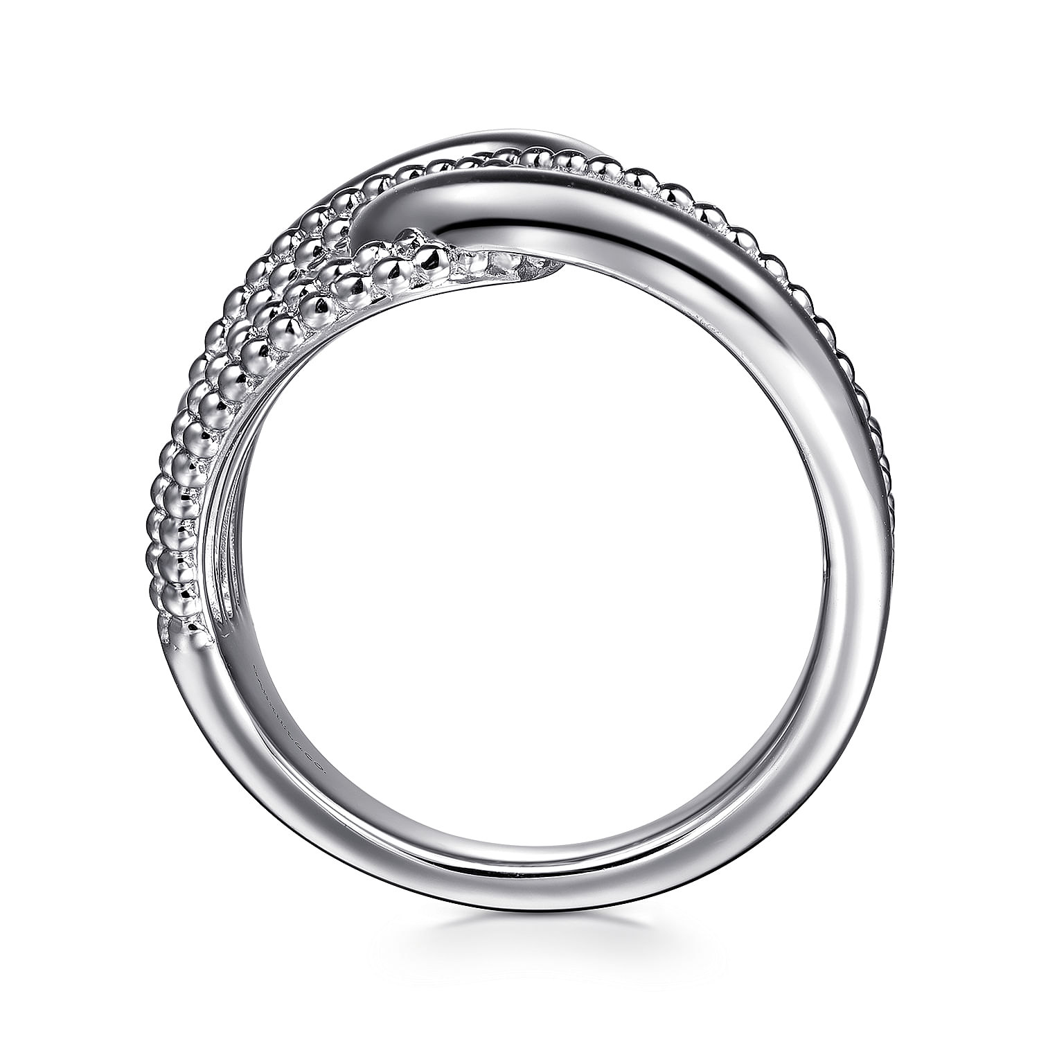 925 Sterling Silver Bujukan Twisted Ring