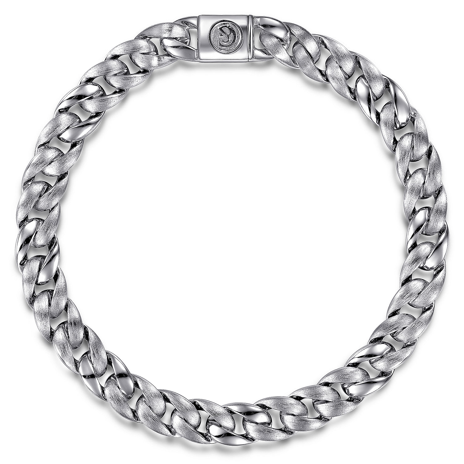 925 Sterling Silver Cuban Link Chain Bracelet