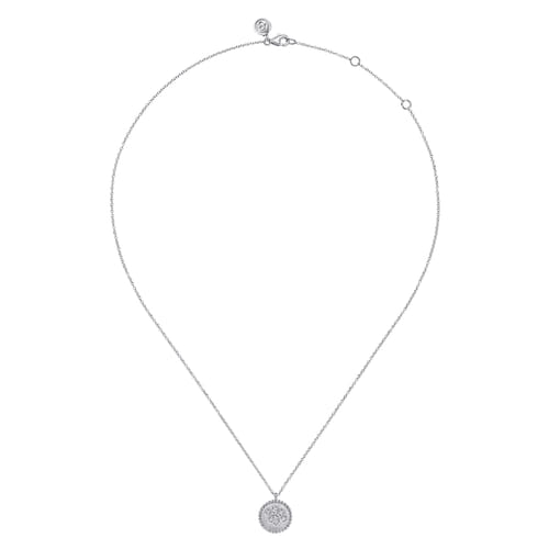 925 Sterling Silver Diamond Bujukan Paw Print Medallion Pendant Necklace 925 Sterling Silver Diamond Bujukan Paw Print Medallion Pendant Necklace