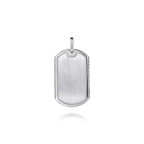 925 Sterling Silver Dog Tag Pendant