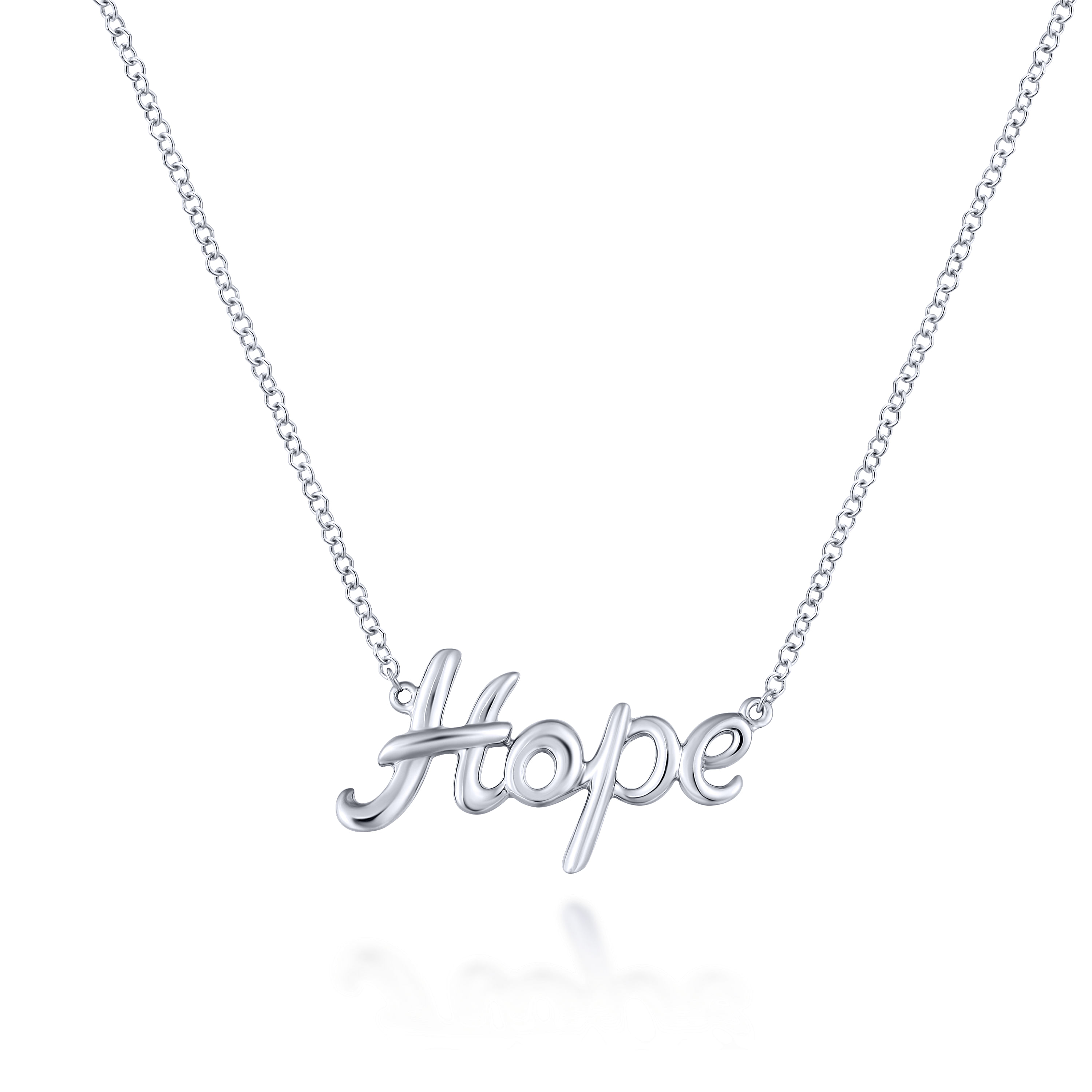 Gabriel - 925 Sterling Silver Hope Necklace