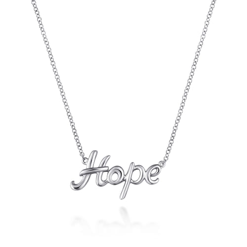 925 Sterling Silver Hope Necklace