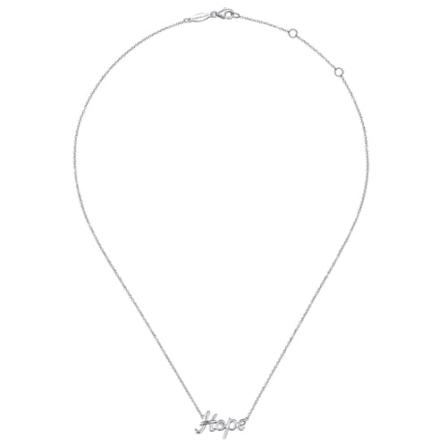 925 Sterling Silver Hope Necklace
