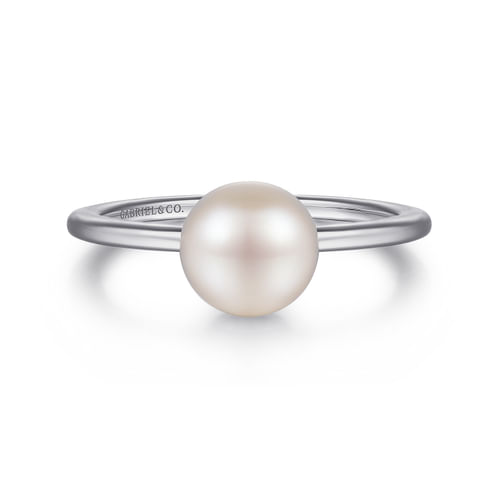 925 Sterling Silver Pearl Ring