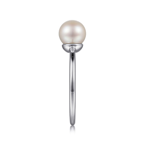 925 Sterling Silver Pearl Ring