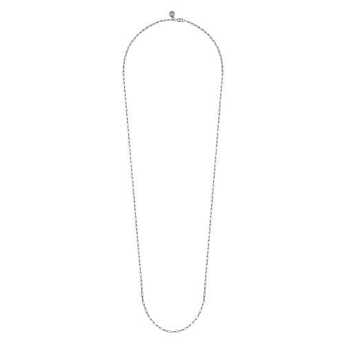 925 Sterling Silver Solid Paper Clip Chain Necklace