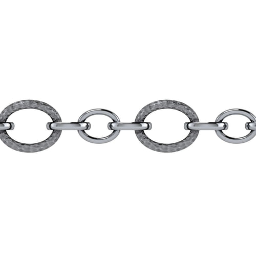 925 Sterling Silver Toggle Link Chain Bracelet