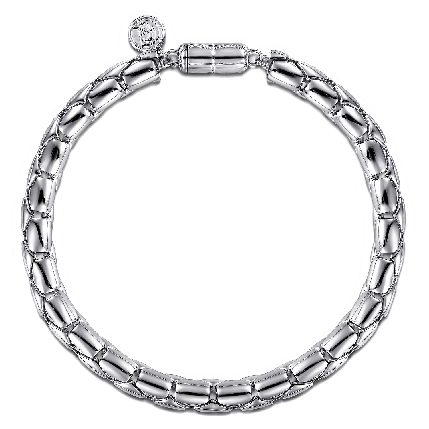 925 Sterling Silver Tubular Chain Bracelet