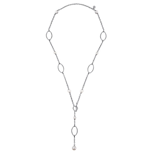 925 Sterling Silver pearl Necklace