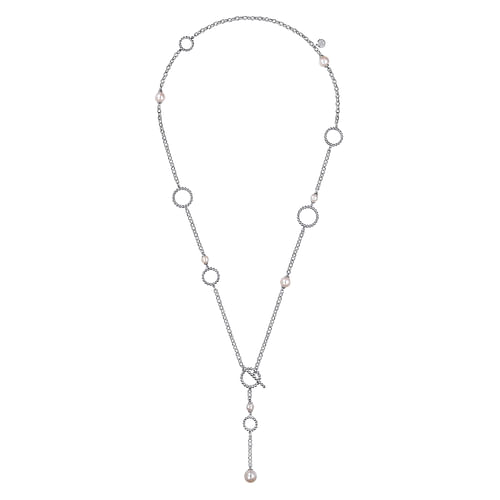 925 Sterling Silver pearl Necklace