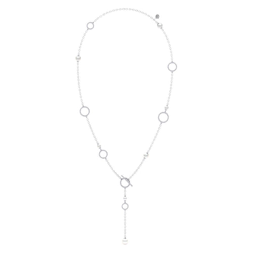 925 Sterling Silver pearl Necklace