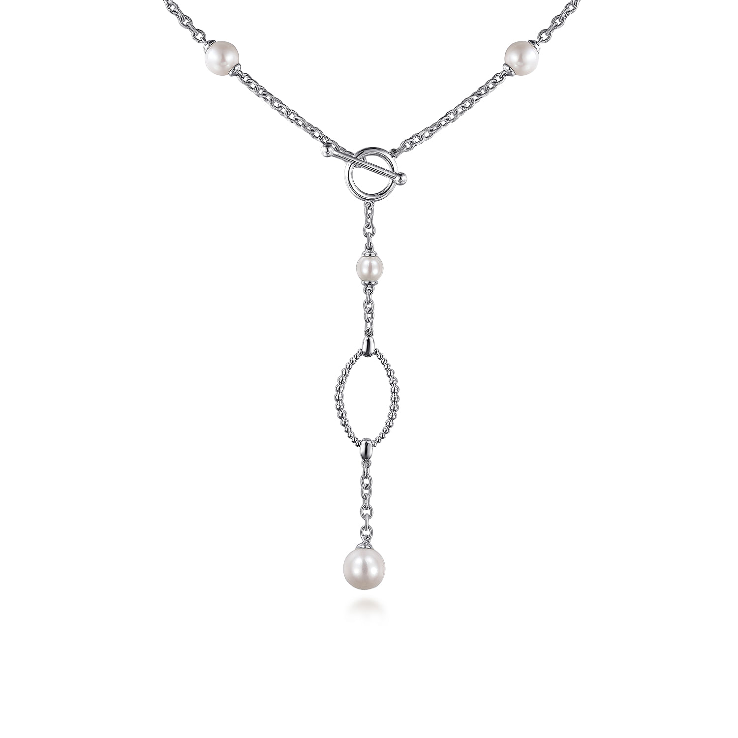 925 Sterling Sliver pearl Necklace
