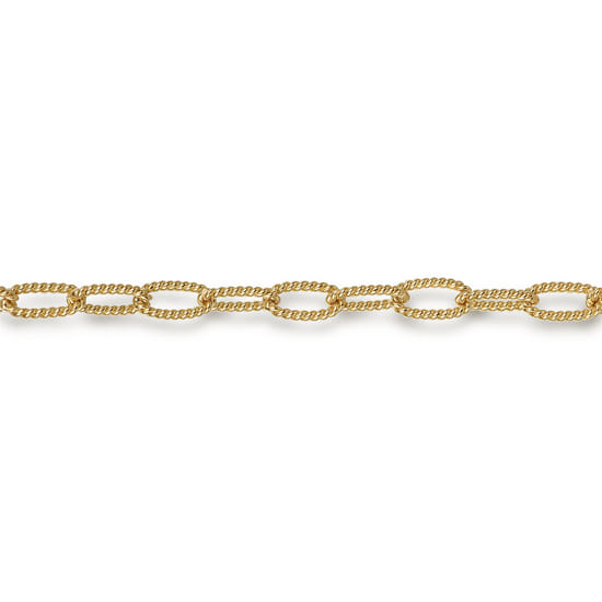 Chain Bracelet 14K Yellow Gold angle 2