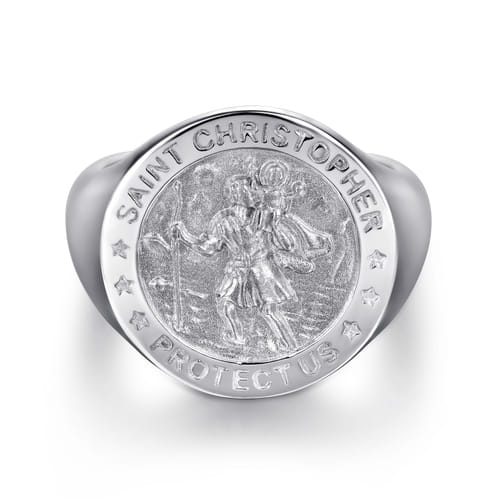 Emboss Signet Wide Band 925 Sterling Silver Emboss Signet Wide Band 925 Sterling Silver