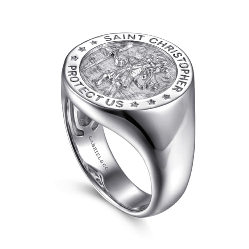 Emboss Signet Wide Band 925 Sterling Silver Emboss Signet Wide Band 925 Sterling Silver