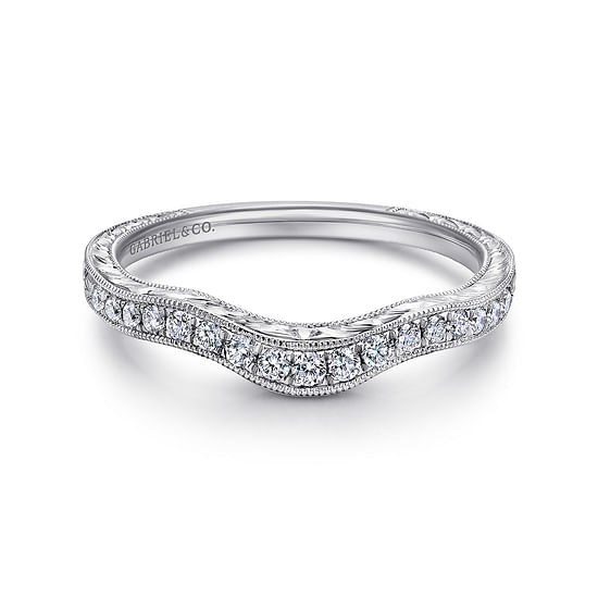 Gabriel - Platinum   Matching Wedding Band