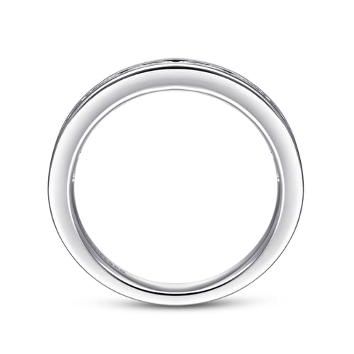 Platinum Channel Classic Diamond Ring Anniversary Band