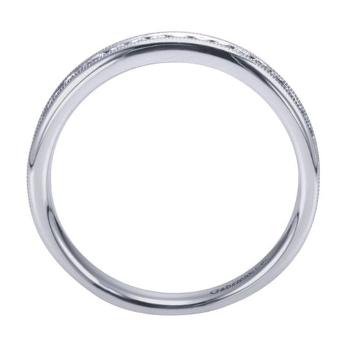 Platinum Channel Set Diamond Wedding Band