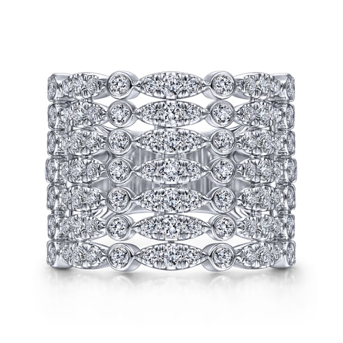 Platinum Diamond Ladies Ring