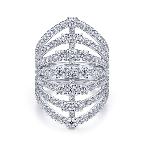 Platinum Diamond Ladies Ring