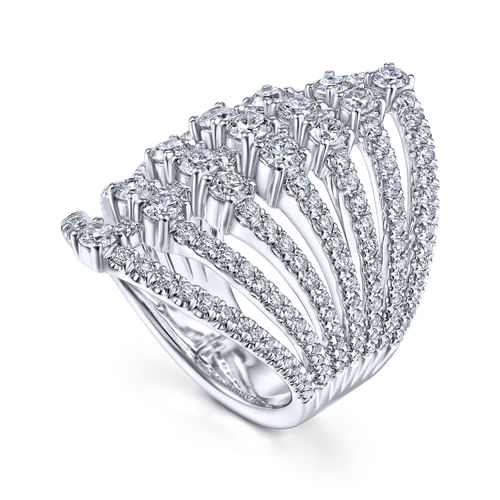 Platinum Diamond Ladies Ring