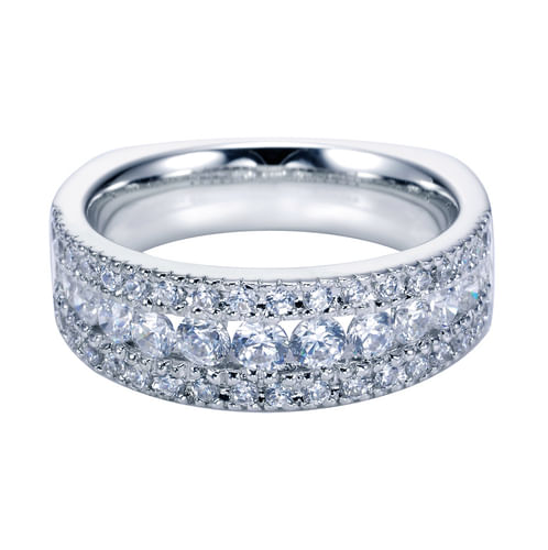 Platinum Diamond Wedding Band