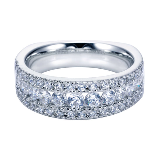Gabriel - Platinum Diamond Wedding Band