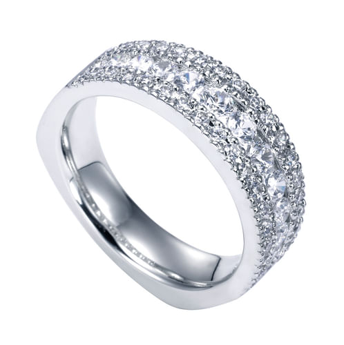 Platinum Diamond Wedding Band