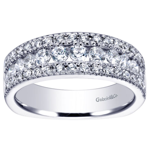 Platinum Diamond Wedding Band